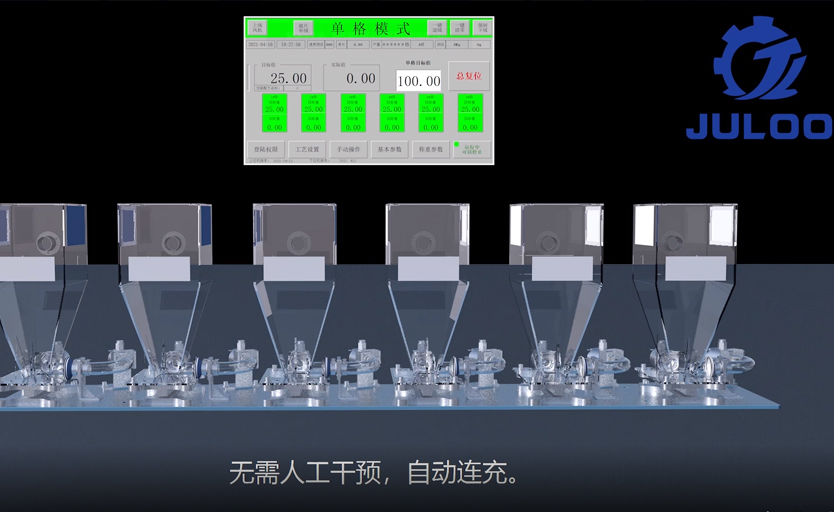 Video demonstration of filling machine